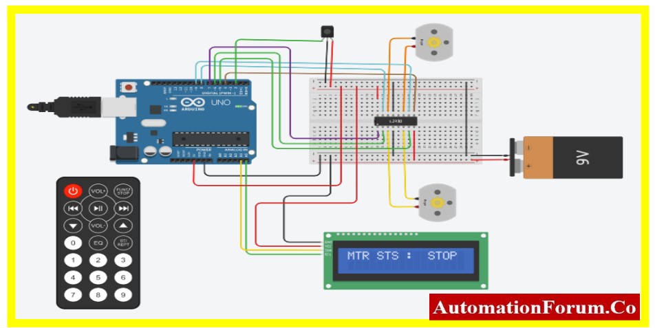 Direction and Speed Control of DC Motor Using IR Remote Control 17