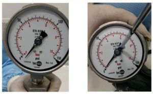 gauge needle pointer itself