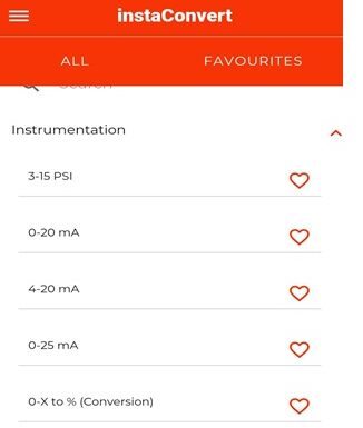 InstaConvert the best calculator app for instrumentation and electrical engineers (FREE)