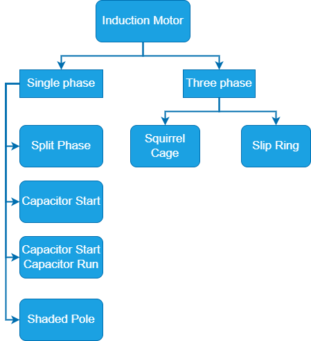 types of induction motor 