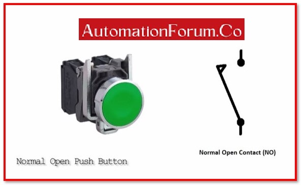 What is the difference between NO and NC of the push button switches? -  Quisure