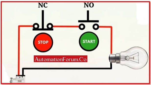 Mini Push Button Switch - Black or Red - NO or NC Contacts