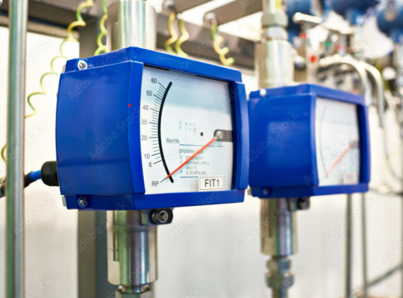 What is meant by the term "Variable Area Flow Meter"?