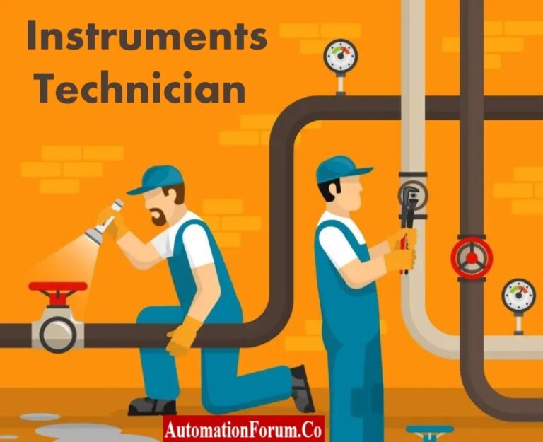 Skills required by Instrument technician and monitor process in Industries