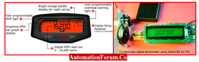 Tachometer working principle and types