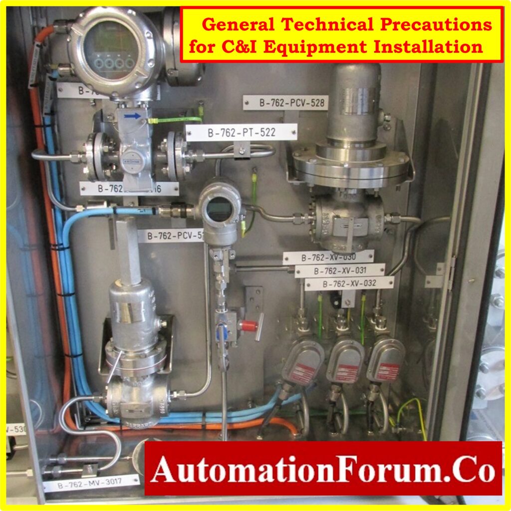 General Technical Precautions for C&I Equipment Installation 1