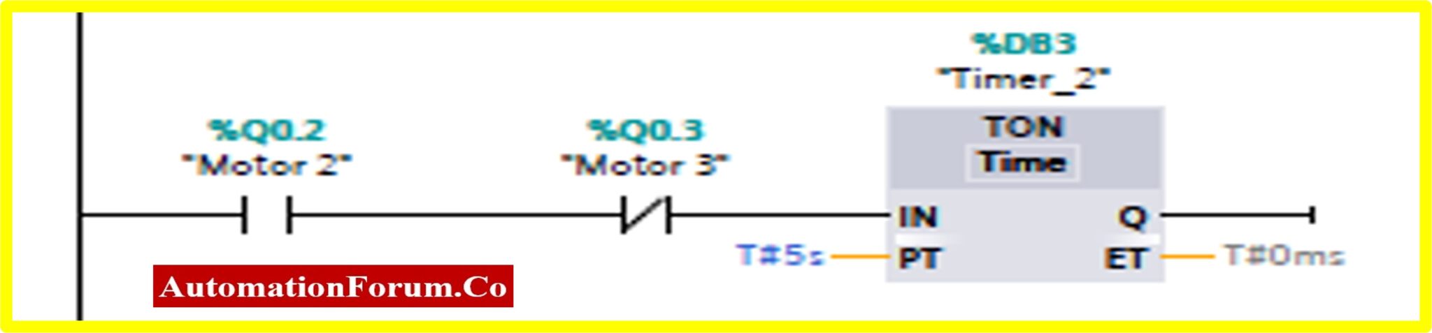 PLC Ladder Logic for Three Motors drive Simultaneously with ...