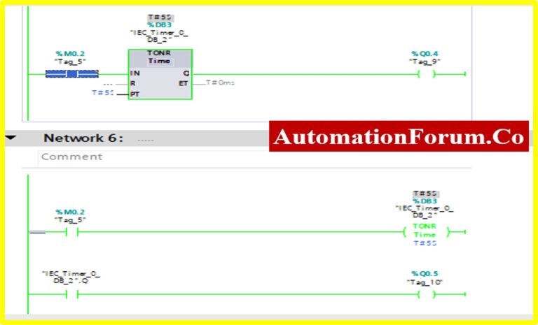 Understanding Different types of Timer blocks used in a PLC ladder logic