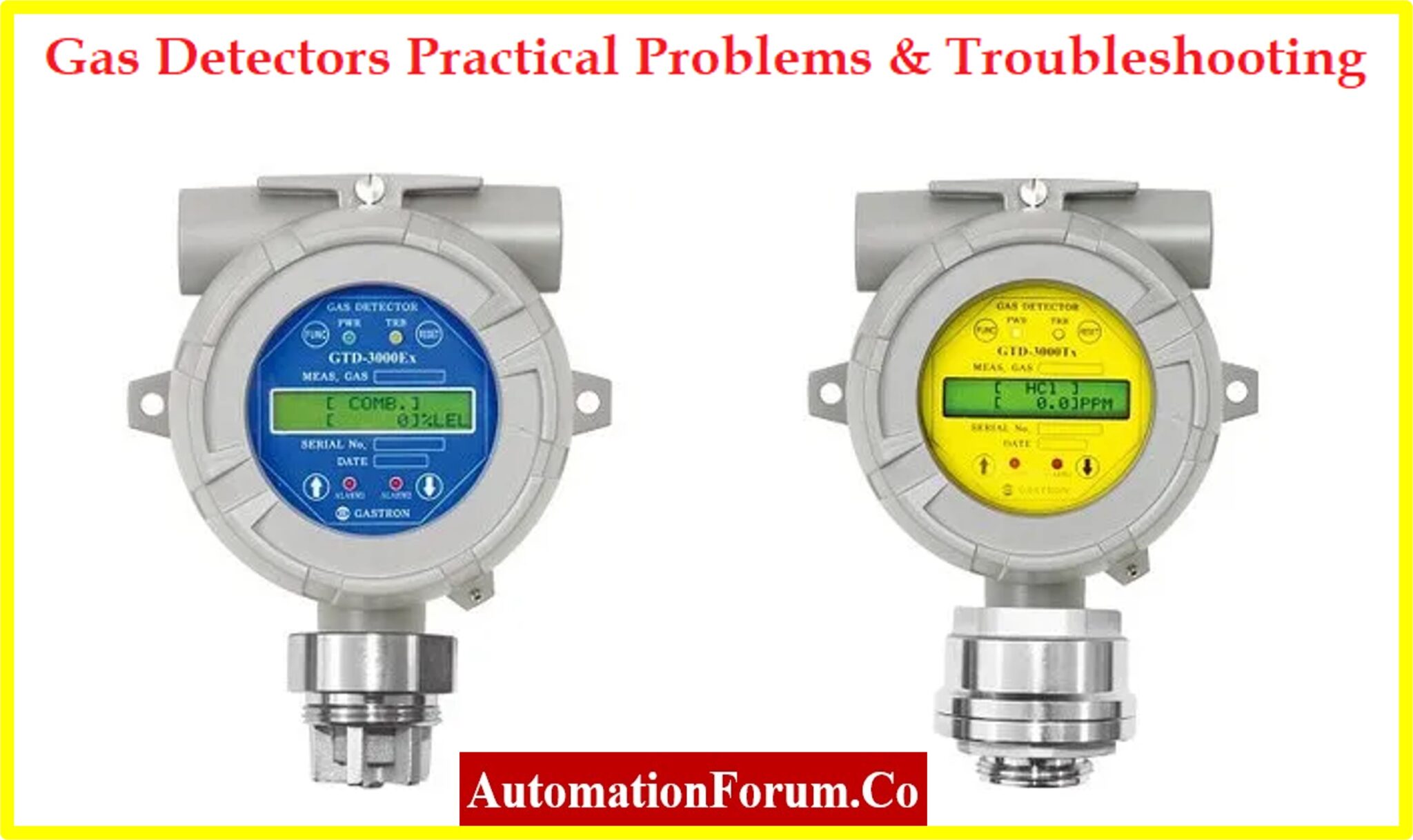 Gas Detectors Practical Problems and Troubleshooting