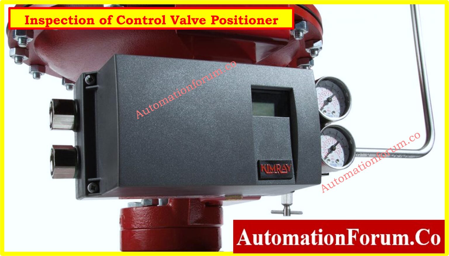 Checklist for Conducting a Running Inspection of a Control Valve in a ...