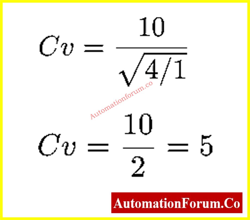 Cv Formula 2