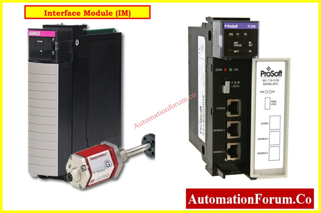 PLC Hardware: Modules,Types, Functions, and Applications -Interface Module (IM)