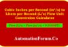 Cubic Inches per Second (in³/s) to Liters per Second (L/s) Flow Unit Conversion Calculator Cubic Inches per Second (in³/s) to Liters per Second (L/s) Flow Unit Conversion Calculator