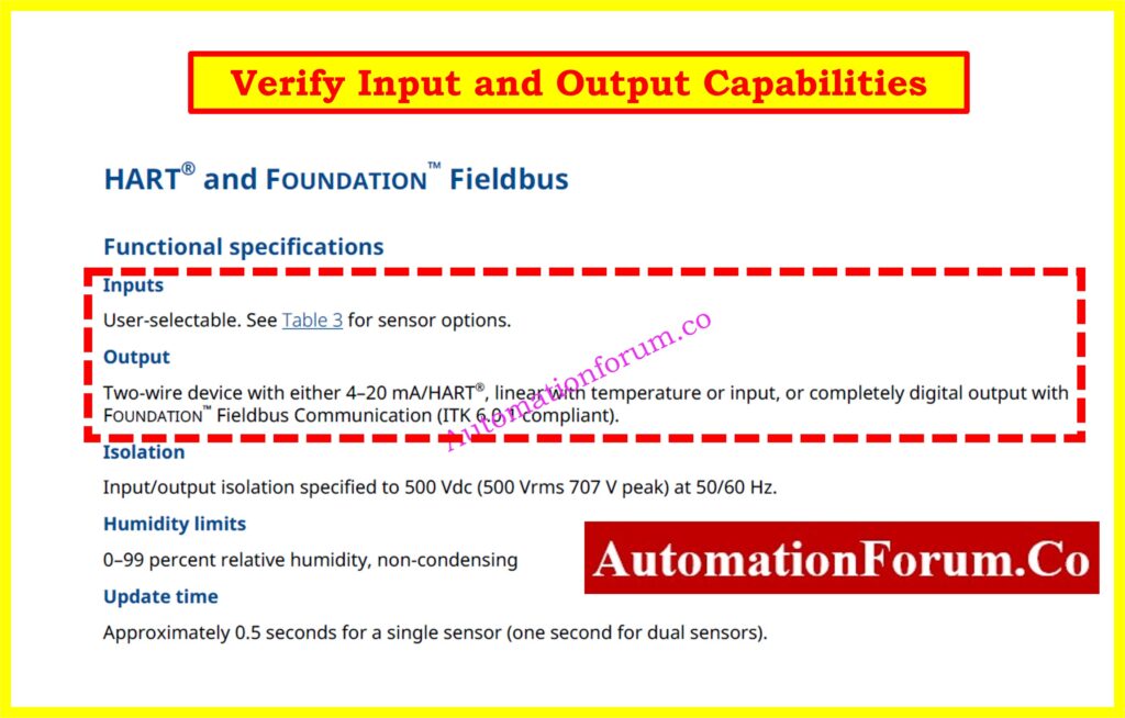 How to Read a Datasheet of a Temperature Transmitter ? 3