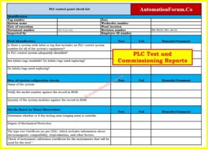 PLC System Documentation Guide: Essential Records & Checklist