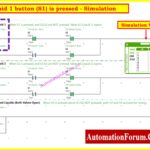 Step-by-Step PLC Ladder Logic for Automatic Liquid Mixing Process with Interlocks 3