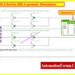Step-by-Step PLC Ladder Logic for Automatic Liquid Mixing Process with Interlocks 4