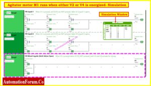 Step-by-Step PLC Ladder Logic for Automatic Liquid Mixing Process with
