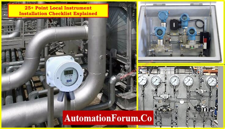 Checklist For Instrument Testing Local Instrument Installation Checklist for EPC & QA/QC Engineers