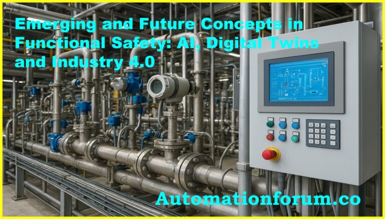 Emerging and Future Concepts in Functional Safety: AI, Digital Twins and Industry 4.0