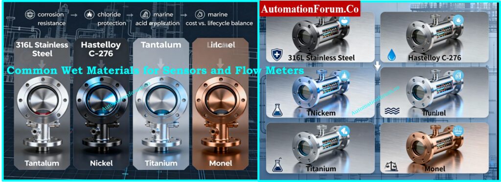 "Sensor wet parts and corrosion resistance materials in process industries"