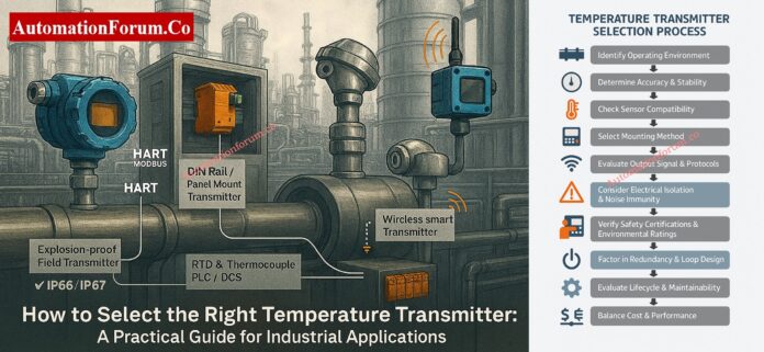How to Select the Right Temperature Transmitter: A Practical Guide for Industrial Applications