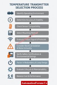 Temperature Transmitter Selection Guide - Step-by-Step Process