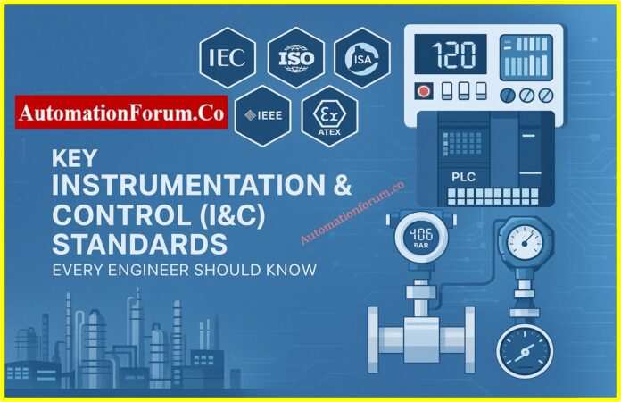 Key Instrumentation & Control (I&C) Standards Every Engineer Should Know