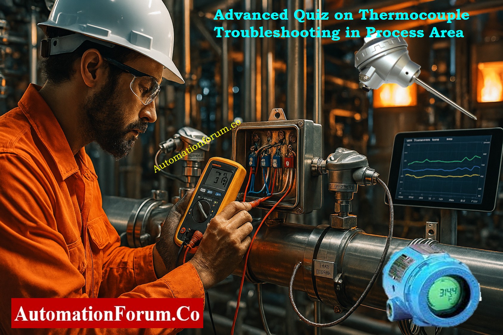 Advanced Quiz on Thermocouple Troubleshooting in Process Area