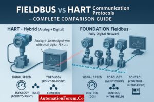 Difference Between Fieldbus and HART Communication Protocols: Detailed
