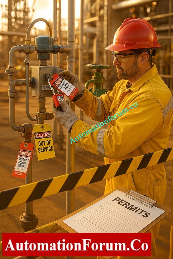 Field Troubleshooting Guide: Control Valve Not Responding in Process Area - Safety First – Isolation and Preparation Steps