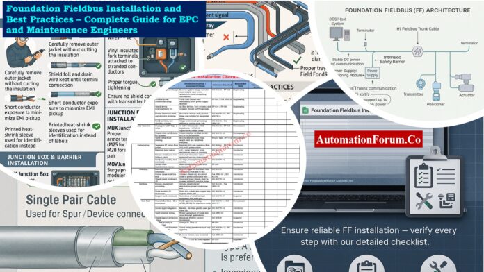 Foundation Fieldbus Installation and Best Practices – Complete Guide for EPC and Maintenance Engineers