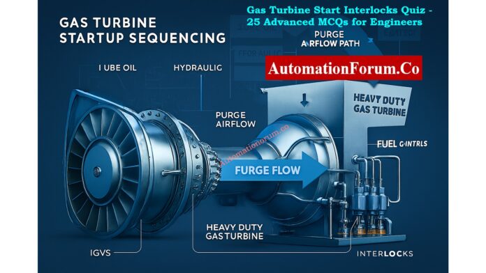 Gas Turbine Start Interlocks Quiz | Advanced MCQs for Engineers