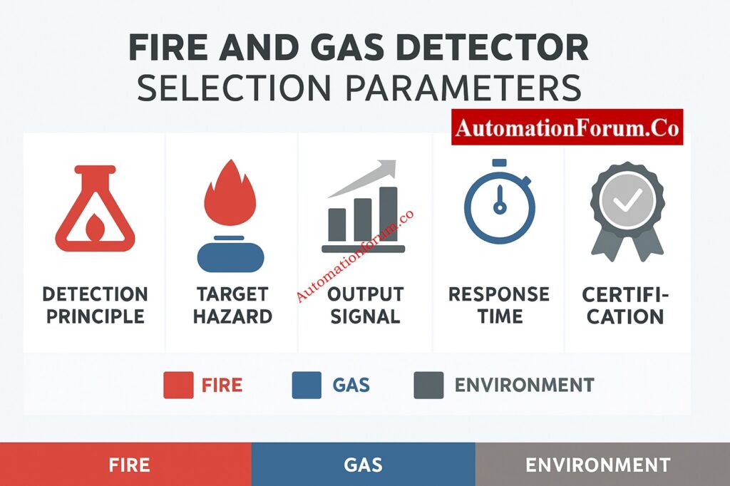 Key Parameters for Selecting Fire and Gas Detectors