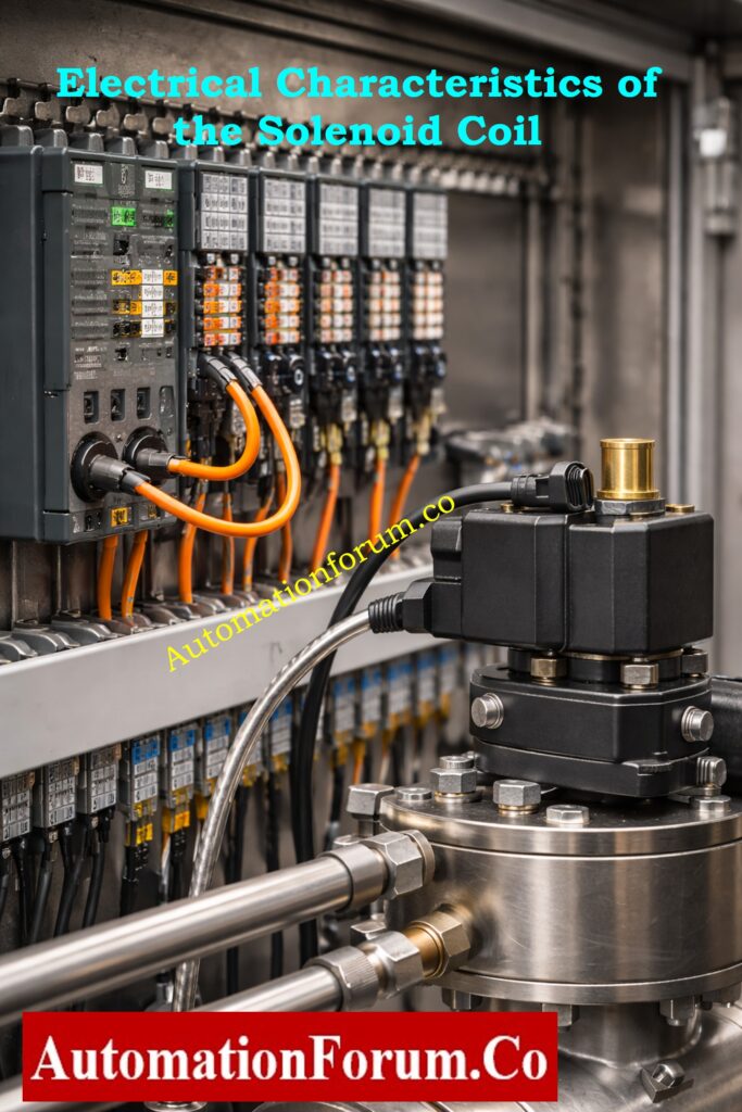 Define Electrical Characteristics of the Solenoid Coil