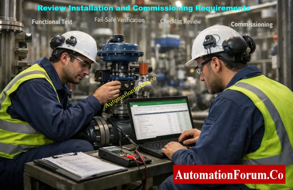Review Installation and Commissioning Requirements