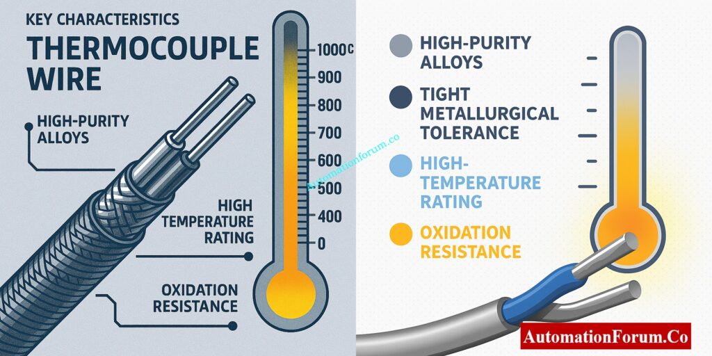 Characteristics of Thermocouple Wire