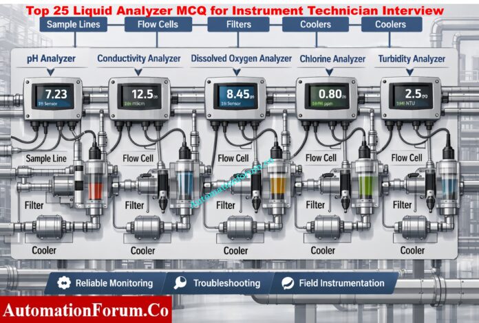 Top 25 Essential MCQ for Liquid Analyzer Instrument Technician Interview in Process Industries