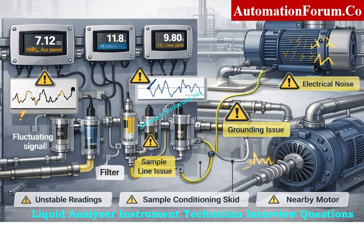 Top 25 Liquid Analyzer MCQ for Instrument Technician Interview