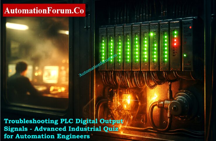 Troubleshooting PLC Digital Output Signals - Advanced Industrial Quiz for Automation Engineers