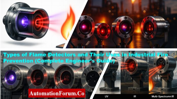 Types of Flame Detectors and Their Uses in Industrial Fire Prevention (Complete Engineer’s Guide)
