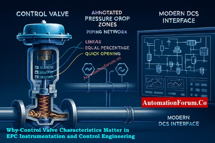 Why Control Valve Characteristics Matter in EPC Instrumentation and Control Engineering