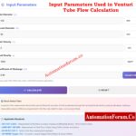Advanced Venturi Tube Flow Calculator – Formula, Working & Applications 3