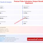 Advanced Venturi Tube Flow Calculator – Formula, Working & Applications 4