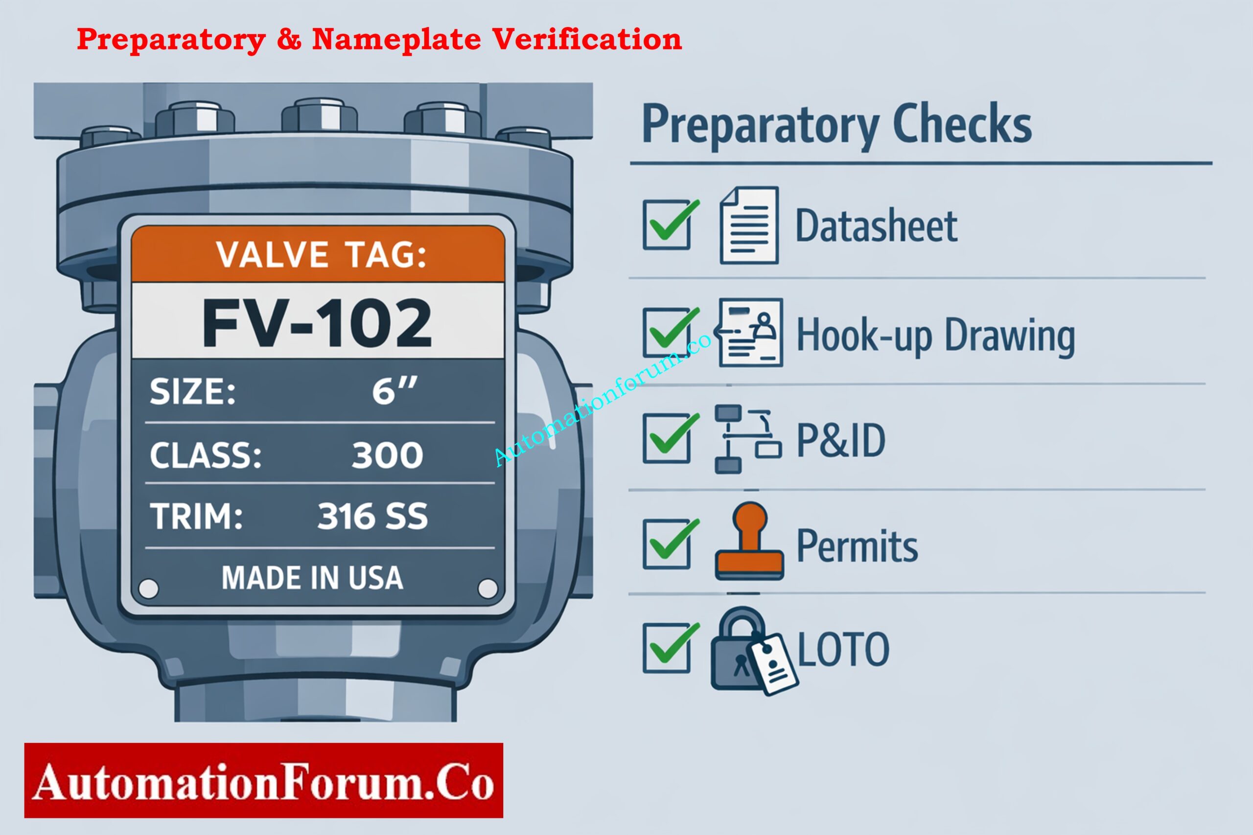 Control Valve Site Acceptance Test (SAT) Procedure - Step-by-Step Field ...
