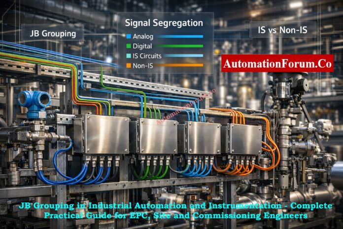 JB Grouping in Industrial Automation and Instrumentation - Complete Practical Guide for EPC, Site and Commissioning Engineers