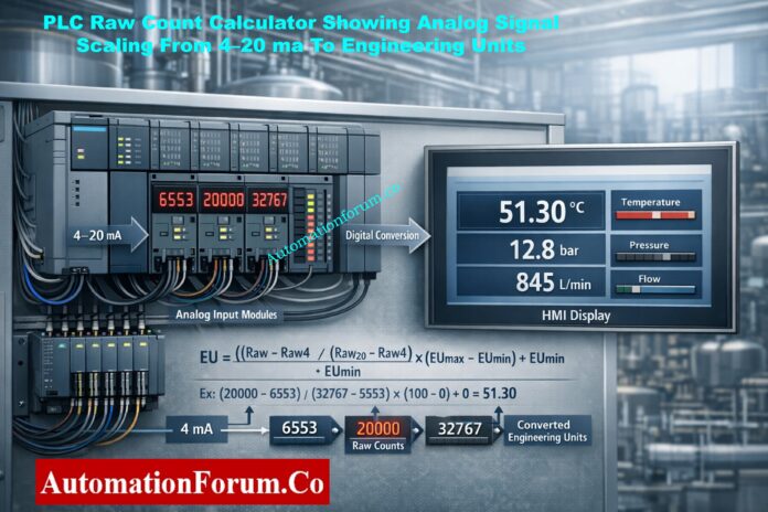 PLC Raw Count Calculator: Comparison with PLC Internal Scaling Blocks, Real-World Use Cases, and Practical Benefits