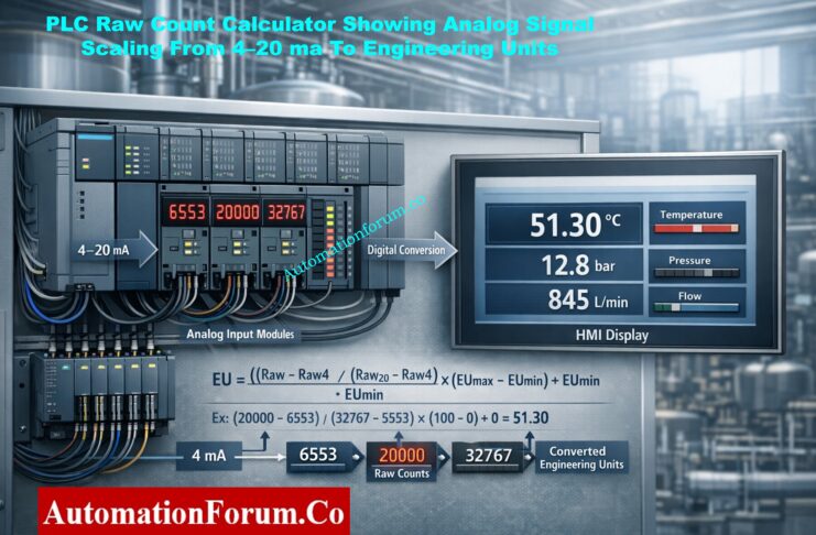 PLC Raw Count Calculator: Comparison with PLC Internal Scaling Blocks, Real-World Use Cases, and Practical Benefits