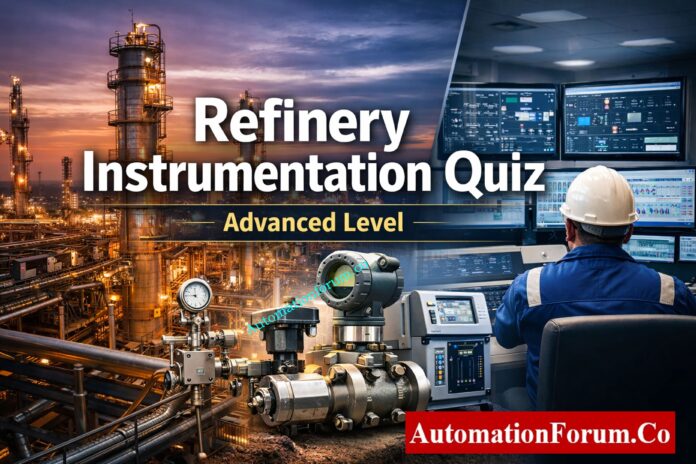 Refinery Instrumentation Quiz - Advanced Level