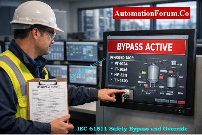 IEC 61511 Safety Bypass And Override in Instrumentation and Control System Maintenance